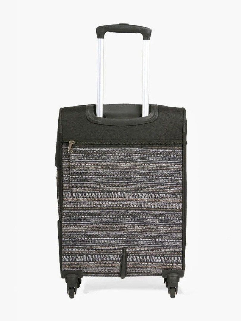 ZOUK Printed Hard-Sided Large Trolley Bag